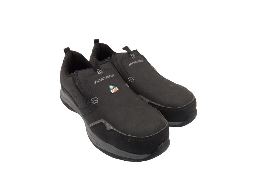 Primary image for Skechers Work Men's Slip-On Steel Toe Composite Plate Shoe 99999066 Black 9M