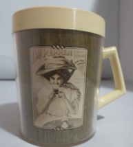 Dr Pepper  Mug with Old time Ads on side Crack on inside - £1.94 GBP