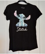 Disney Stitch Black Youth T-Shirt Small - £7.39 GBP