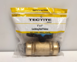 Tectite 1&quot; x 1&quot; Brass Push-To-Connect Compact Ball Valve with Lockable H... - $23.66