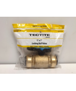 Tectite 1&quot; x 1&quot; Brass Push-To-Connect Compact Ball Valve with Lockable H... - $449.70 MXN