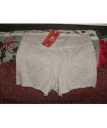 Faded Glory Gray Shorts W/Heart on the Side Size 14/16 Girl&#39;s NWOT - £11.44 GBP