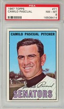 1967 Topps Camilo Pascual #71 PSA 8 P1316 - $27.72