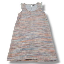 Lilla P Dress Size Small A-Line Dress Tweed Woven Knit Dress Sleeveless Colorful - £28.39 GBP