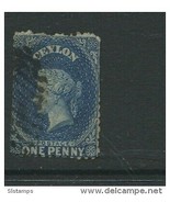Ceylon 1857 Sc 1 Used Cv $260 - £61.50 GBP