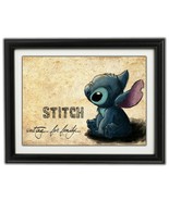 LILO AND STITCH Family Photo Poster Print - Disney Stitch Wall Art - REF006 - £14.21 GBP