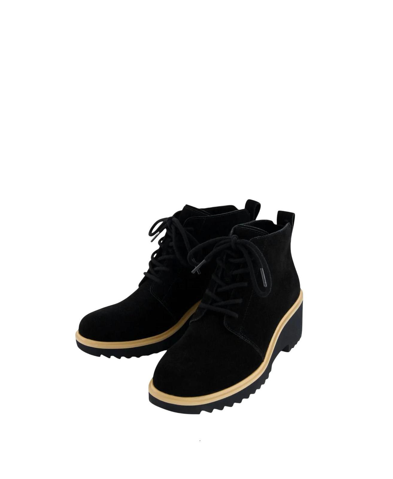 Toms women maude lace up boot Black - $86.00