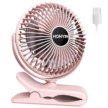 Usb Clip On Fan, 720 Rotation Small Desk &amp; Clip Fan, Personal Cooling Fan With S - £27.25 GBP