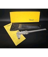 Vintage Central Tool Co Vernier Caliper #208 0-6” 1/1000&quot; Fine Adjustmen... - $34.63