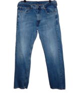 Levi's Men's 36 x 34 (36 x 32) Denim Blue Jeans Straight Leg - $24.00