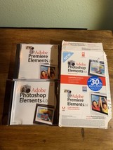 Photoshop Elements 4.0 And Adobe Premier Elements 2.0 - £11.89 GBP