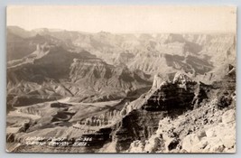 Lipan Point Grand Canyon Arizona RPPC Real Photo c1940 Postcard C44 - £7.02 GBP