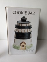 VTG Thomson Pottery Lighthouse Cookie Jar Lid Nautical Coastal Holiday Gift Rare - £139.88 GBP