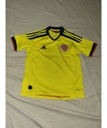 Adidas Colombia Soccer Jersey Kids XS Yellow Original Extra Small Athlet... - $35.80 CAD
