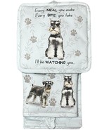 Schnauzer 3-Piece Kitchen Set - Oven Mitt, Pot Holder &amp; Kitchen Towel Set - $446.76 MXN