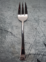 5pc Serving Tablespoon Pierced Fork Oneida MELODIA 18/10 Stainless Indonesia - £38.75 GBP