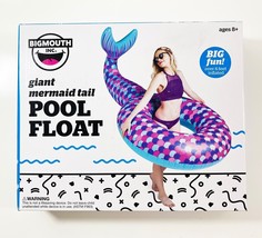 Bigmouth Inc. 6ft. inflated Giant Mermaid Tail Pool Float (BRAND NEW) - £16.44 GBP