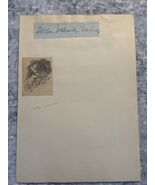 Authentic Cut Autograph Ella Wheeler Wilcox 1850-1919 Famous Poet Author - $222.75