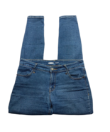 Old Navy Womens Super Skinny Mid Rise Jeans Size 6 Dark Wash Stretch - $33.03 CAD