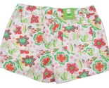 NEW White Floral Mini Shorts XL 14-16 Girls Multi Color Red Green Pink Y... - $12.38