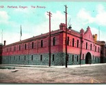 The Armory Building Portland Oregon OR 1912 DB Postcard I9 - $11.83