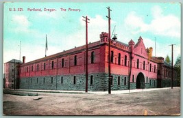 The Armory Building Portland Oregon OR 1912 DB Postcard I9 - £9.29 GBP