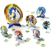 Sonic The Hedgehog Table Top Decorations Centerpiece Birthday Party New - £6.79 GBP