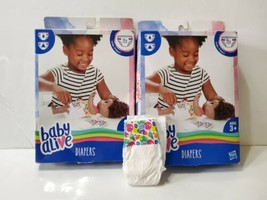 30 Hasbro Baby Alive Diapers Replacement Diaper Pack  - £22.24 GBP