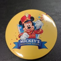 Mickey&#39;s Hometown Parade  1998 WALMART Contest Button Pin - £3.15 GBP