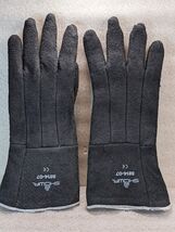 SHOWA, S (7) Cotton Lined Heat Resistant Glove Gauntlet Cuff, Black, Paired - $8.49