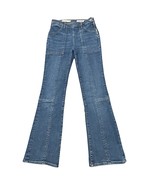Pilcro And The Letterpress Blue Denim High Rise Bootcut 27 Flare Boho Si... - €24,89 EUR