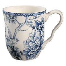 222 Fifth Adelaide Blue and White Ceramic Mug - $21.78