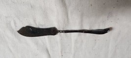 Vintage 1847 Rogers Bros XS  Triple Silver Butter Knife Plate Twisted Ha... - $19.99
