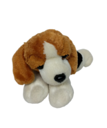 Aurora Calico Beagle Puppy Dog Canine Plush Stuffed Animal 7.5&quot; - $254.28 MXN