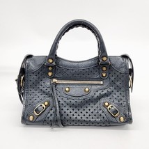 Balenciaga Motor Mini City Bag Women Grey One Size - $732.45