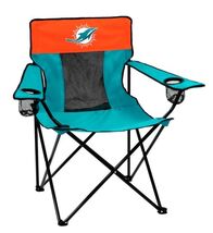 Miami Dolphins Arm Chair Aqua Orange NFL Tailgating Camping Cup Holders - €53,98 EUR