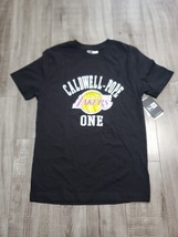 Los Angeles Lakers CALDWELL-POPE ONE T-Shirt Size SMALL Black NEW ERA Ba... - $53.29