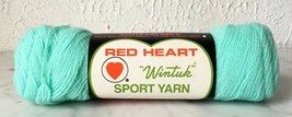 Vintage Red Heart Wintuk Orlon Acrylic 2 Ply Sport Yarn - 1 Skein Mist Green 681 - £6.15 GBP