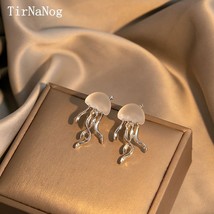 Jellyfish Earrings Deep-Sea Fashion Transparent Earrings Jewelry Gifts - £18.01 GBP