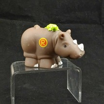 Fisher Price Little People Alphabet Learning Zoo Replacement Animal R Rhino - £2.36 GBP