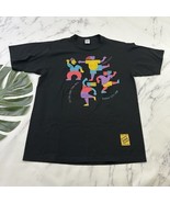 Vintage Kansas City Crown Center 1998 T-Shirt Size XL Black Colorful Peo... - $47.17 CAD