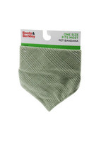 Boots &amp; Barkley Tweed Full Tie Dog Bandana - Sage Green - £5.54 GBP