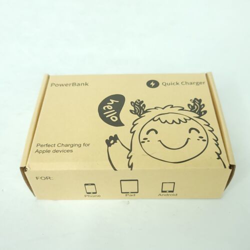 5000mAh Pocket Portable Quick Charger Ultra Thin Power Bank iPhone Android NEW