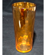 Vintage JEANNETTE 12 Ounce Drink Glass MARIGOLD HEX OPTIC IRIDESCENT - S... - €8,54 EUR