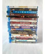 Stack of 18 Blu Ray DVDs Many Sealed Gone With the Wind Unbroken Flight ... - $44.54