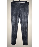 Free People Metallic Stretch Biker Rider Zipper Bottom Legging S (Waist:... - €17,16 EUR