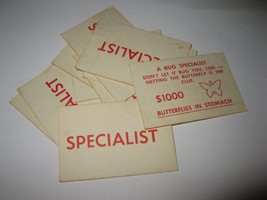 1965 Operation Board Game Piece: single Specialist Card &quot;Buyer&#39;s Choice&quot; - £0.79 GBP