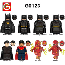 8pcs Super Hero Peripheral Toys Batman Flash Building Blocks Toys - £18.09 GBP