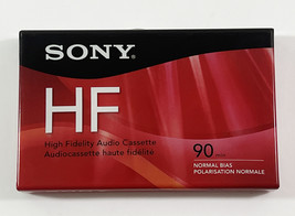 Sony Hf 90/90 Min. High Fidelity Blank Cassette Tape ( Brand New Sealed) - £4.99 GBP