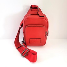 Coach CX071 Racer Sling Pack Leather Messenger Bag Bold Red - €126,12 EUR